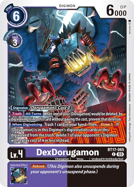 DexDorugamon [BT17-065] [Secret Crisis] | Shuffle n Cut Hobbies & Games