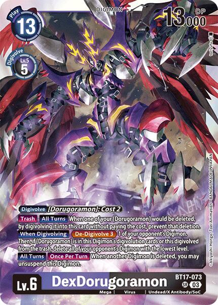 DexDorugoramon [BT17-073] [Secret Crisis] | Shuffle n Cut Hobbies & Games