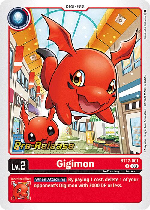 Gigimon [BT17-001] [Secret Crisis Pre-Release Cards] | Shuffle n Cut Hobbies & Games