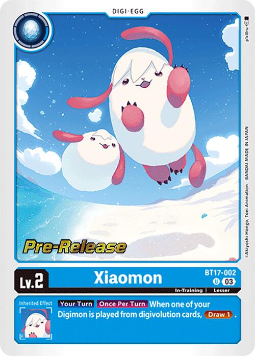 Xiaomon [BT17-002] [Secret Crisis Pre-Release Cards] | Shuffle n Cut Hobbies & Games