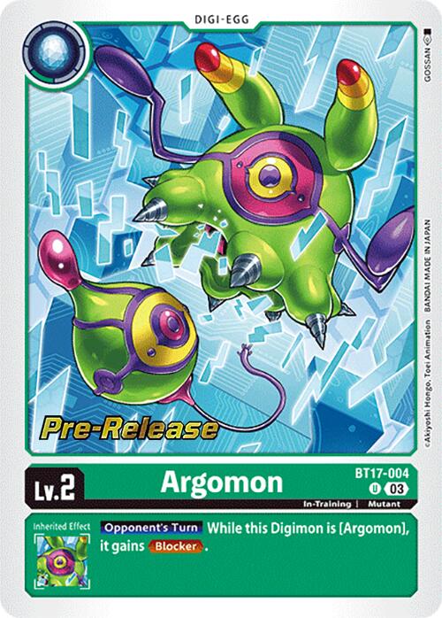 Argomon [BT17-004] [Secret Crisis Pre-Release Cards] | Shuffle n Cut Hobbies & Games