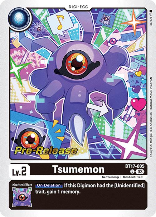 Tsumemon [BT17-005] [Secret Crisis Pre-Release Cards] | Shuffle n Cut Hobbies & Games