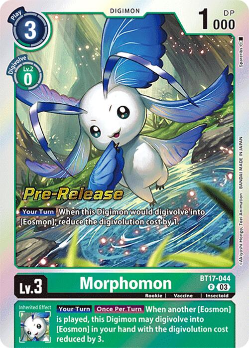 Morphomon [BT17-044] [Secret Crisis Pre-Release Cards] | Shuffle n Cut Hobbies & Games