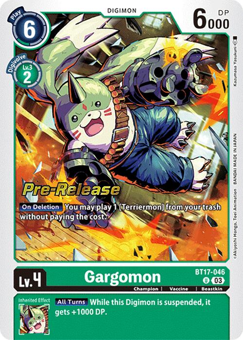 Gargomon [BT17-046] [Secret Crisis Pre-Release Cards] | Shuffle n Cut Hobbies & Games