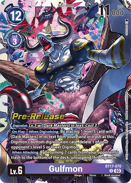 Gulfmon [BT17-070] [Secret Crisis Pre-Release Cards] | Shuffle n Cut Hobbies & Games