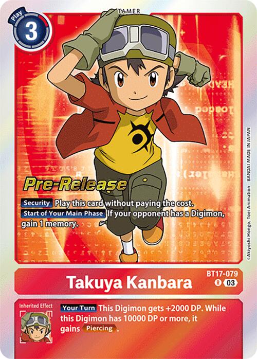 Takuya Kanbara [BT17-079] [Secret Crisis Pre-Release Cards] | Shuffle n Cut Hobbies & Games