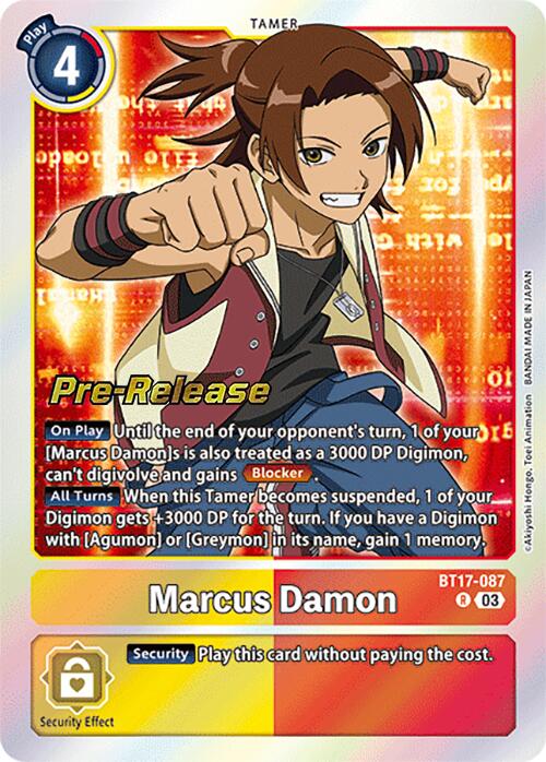 Marcus Damon [BT17-087] [Secret Crisis Pre-Release Cards] | Shuffle n Cut Hobbies & Games