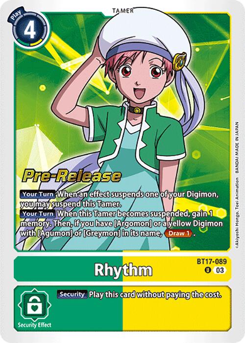 Rhythm [BT17-089] [Secret Crisis Pre-Release Cards] | Shuffle n Cut Hobbies & Games