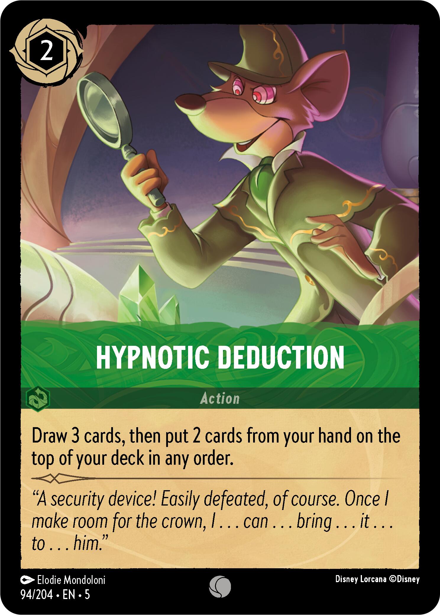 Hypnotic Deduction (94/204) [Shimmering Skies] | Shuffle n Cut Hobbies & Games