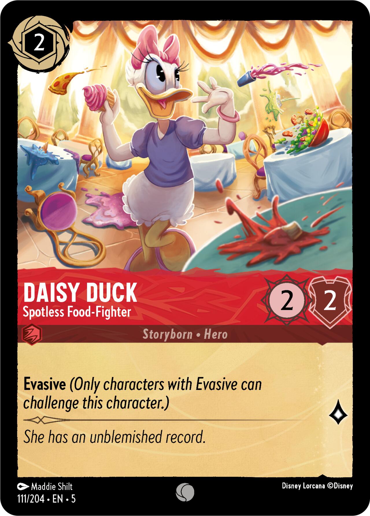 Daisy Duck - Spotless Food-Fighter (111/204) [Shimmering Skies] | Shuffle n Cut Hobbies & Games