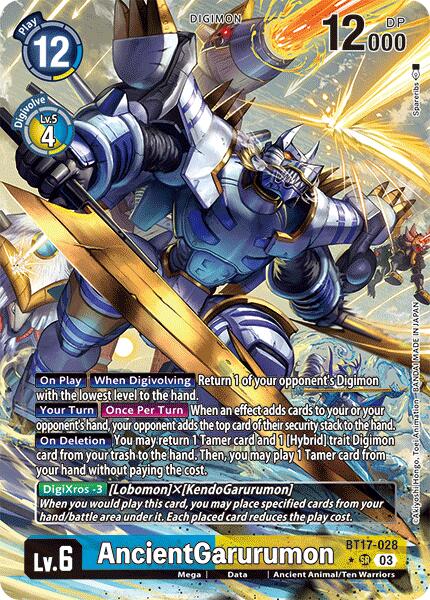 AncientGarurumon [BT17-028] (Alternate Art) [Secret Crisis] | Shuffle n Cut Hobbies & Games