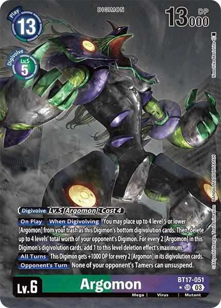 Argomon [BT17-051] - BT17-051 (Alternate Art) [Secret Crisis] | Shuffle n Cut Hobbies & Games