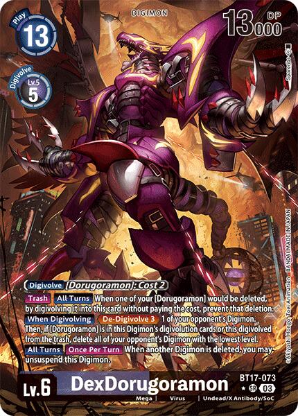 DexDorugamon [BT17-073] (Alternate Art) [Secret Crisis] | Shuffle n Cut Hobbies & Games