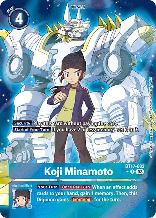 Koji Minamoto [BT17-083] (Alternate Art) [Secret Crisis] | Shuffle n Cut Hobbies & Games