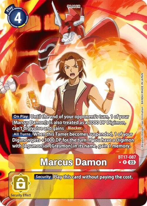 Marcus Damon [BT17-087] (Alternate Art) [Secret Crisis] | Shuffle n Cut Hobbies & Games