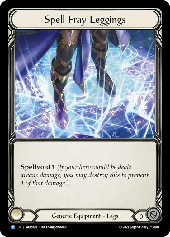 Spell Fray Leggings [AUR029] (1st Strike) | Shuffle n Cut Hobbies & Games