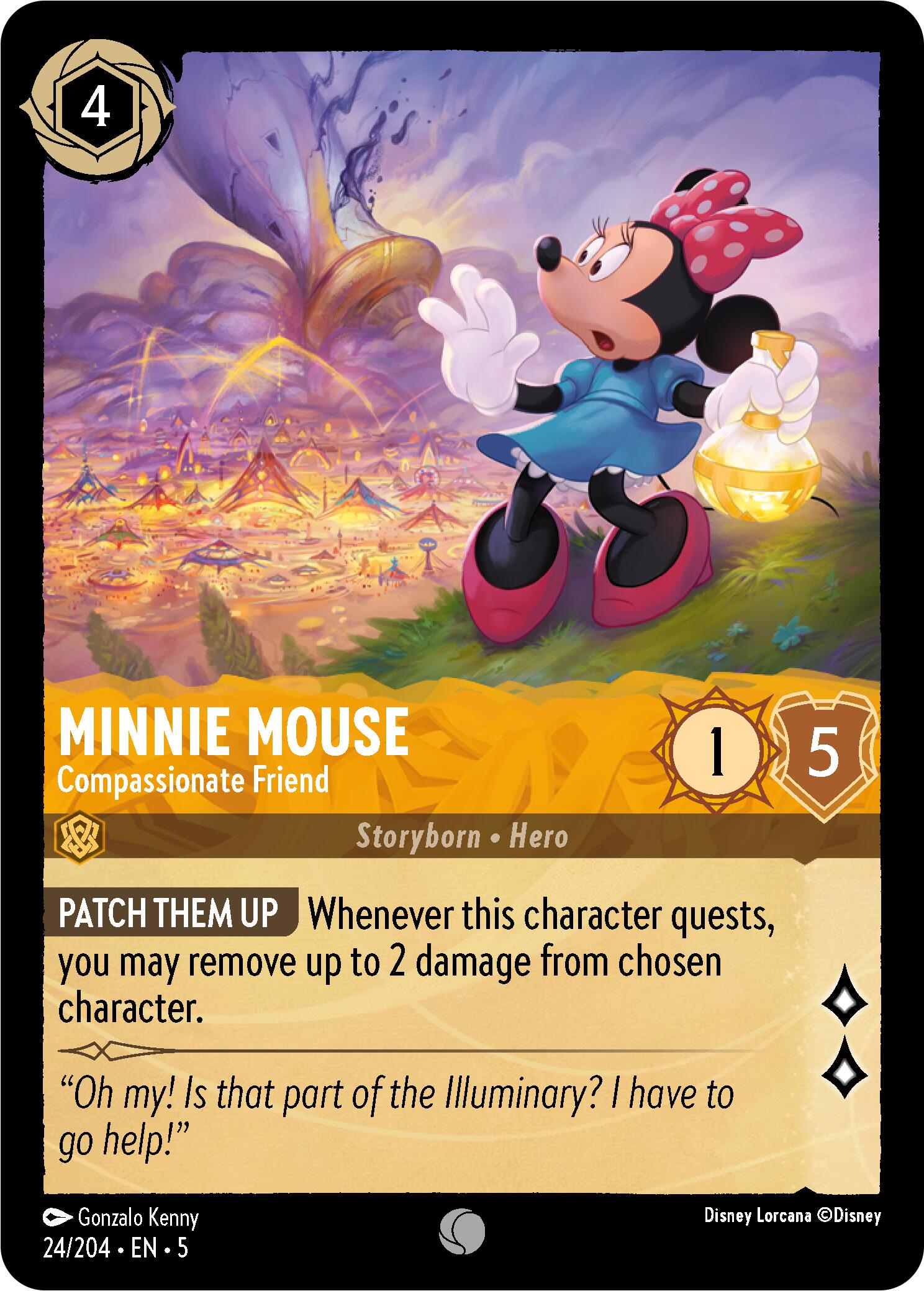 Minnie Mouse - Compassionate Friend (24/204) [Shimmering Skies] | Shuffle n Cut Hobbies & Games