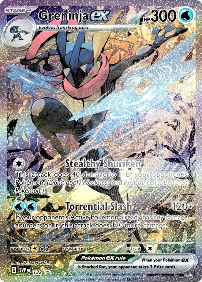 Greninja ex (132) [Scarlet & Violet: Black Star Promos] | Shuffle n Cut Hobbies & Games