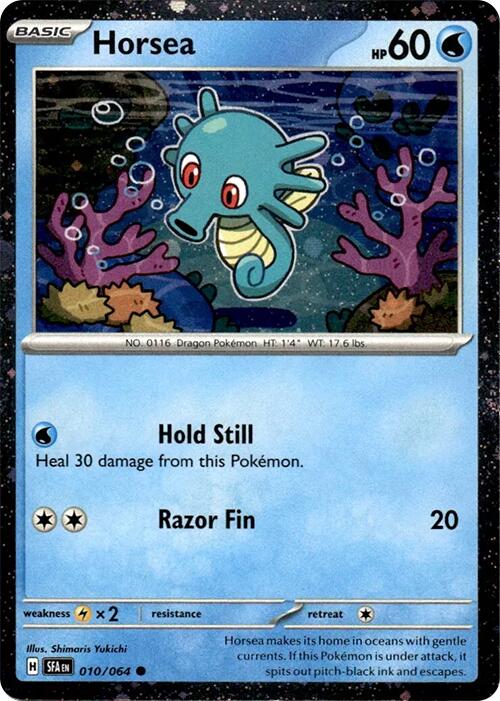 Horsea (010/064) (Cosmos Holo) [Miscellaneous Cards] | Shuffle n Cut Hobbies & Games