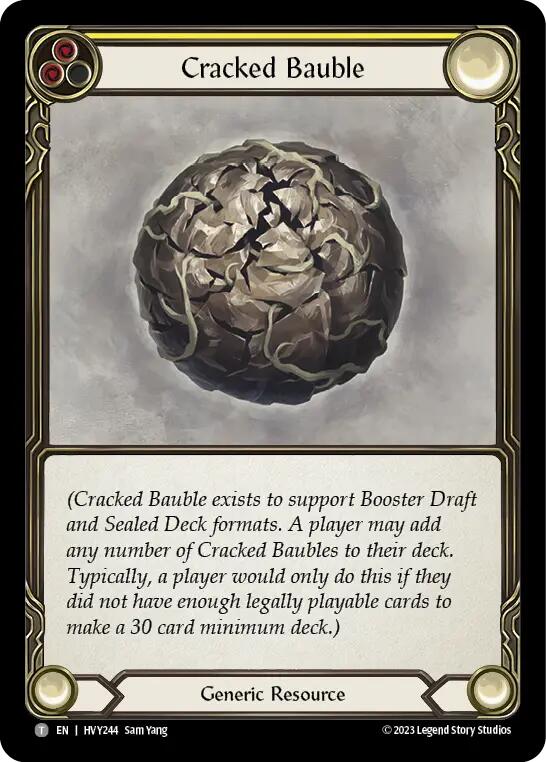 Cracked Bauble (Regular) [HVY244] (Heavy Hitters) | Shuffle n Cut Hobbies & Games