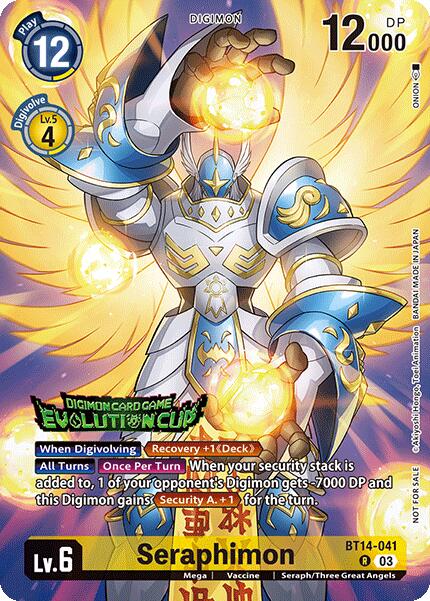 Seraphimon [BT14-041] (2024 Evolution Cup) [Blast Ace] | Shuffle n Cut Hobbies & Games