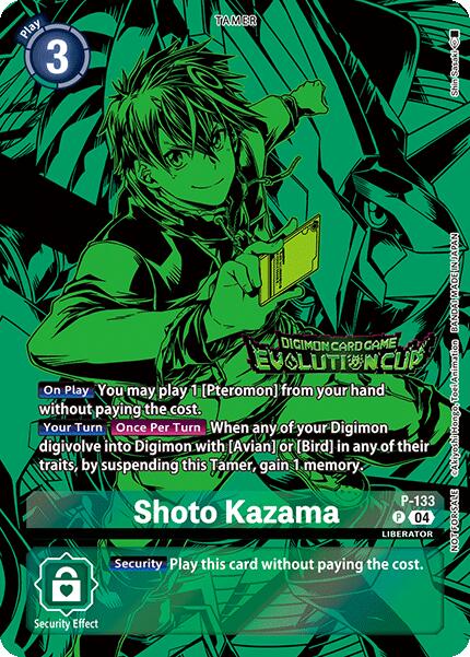 Shoto Kazama [P-133] (2024 Evolution Cup) [Promotional Cards] | Shuffle n Cut Hobbies & Games