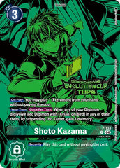 Shoto Kazama [P-133] (2024 Evolution Cup Top 4) [Promotional Cards] | Shuffle n Cut Hobbies & Games