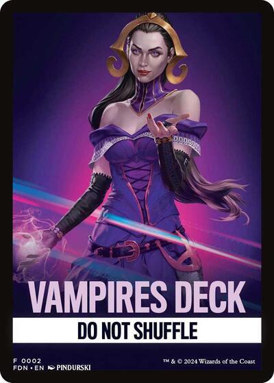 Vampires Deck Theme Card [Foundations] | Shuffle n Cut Hobbies & Games