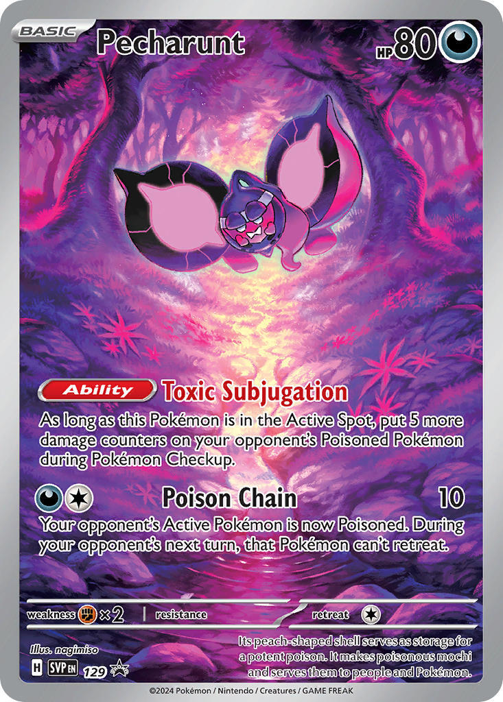 Pecharunt (129) [Scarlet & Violet: Black Star Promos] | Shuffle n Cut Hobbies & Games