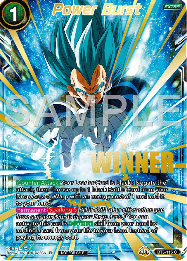 Power Burst (Masters Cup 2024) (Winner Gold Stamped) (BT5-115) [Promotion Cards] | Shuffle n Cut Hobbies & Games