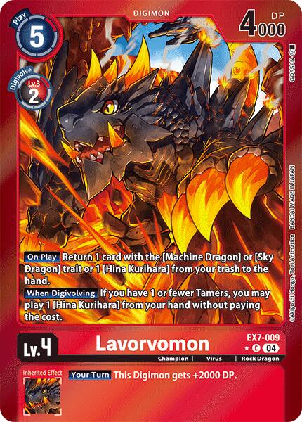 Lavorvomon [EX7-009] (Foil) [Digimon LIBERATOR] | Shuffle n Cut Hobbies & Games