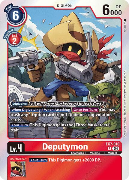 Deputymon [EX7-010] [Digimon LIBERATOR] | Shuffle n Cut Hobbies & Games