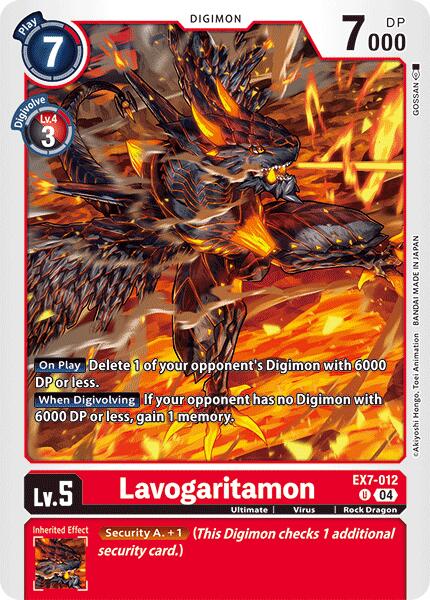 Lavogaritamon [EX7-012] [Digimon LIBERATOR] | Shuffle n Cut Hobbies & Games