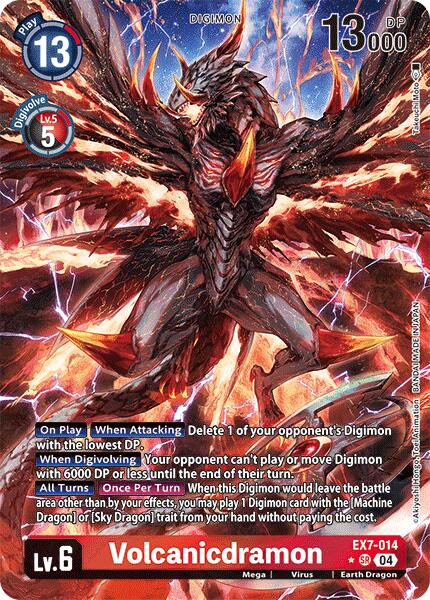 Volcanicdramon [EX7-014] (Alternate Art) [Digimon LIBERATOR] | Shuffle n Cut Hobbies & Games