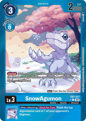 SnowAgumon [EX7-017] (Foil) [Digimon LIBERATOR] | Shuffle n Cut Hobbies & Games