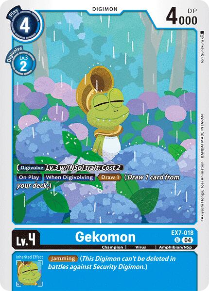 Gekomon [EX7-018] [Digimon LIBERATOR] | Shuffle n Cut Hobbies & Games