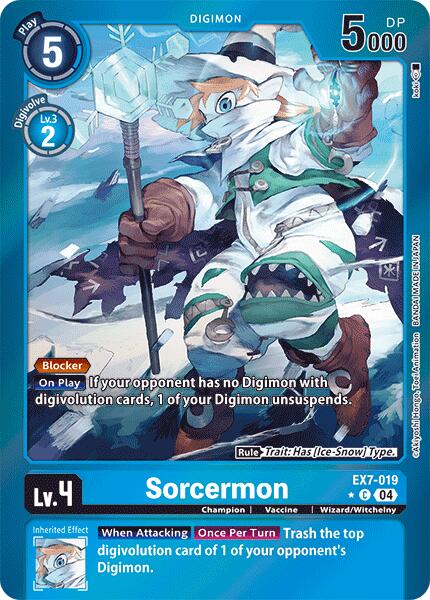 Sorcermon [EX7-019] (Foil) [Digimon LIBERATOR] | Shuffle n Cut Hobbies & Games