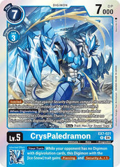 CrysPaledramon [EX7-021] [Digimon LIBERATOR] | Shuffle n Cut Hobbies & Games