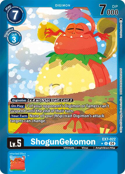 ShogunGekomon [EX7-022] (Foil) [Digimon LIBERATOR] | Shuffle n Cut Hobbies & Games