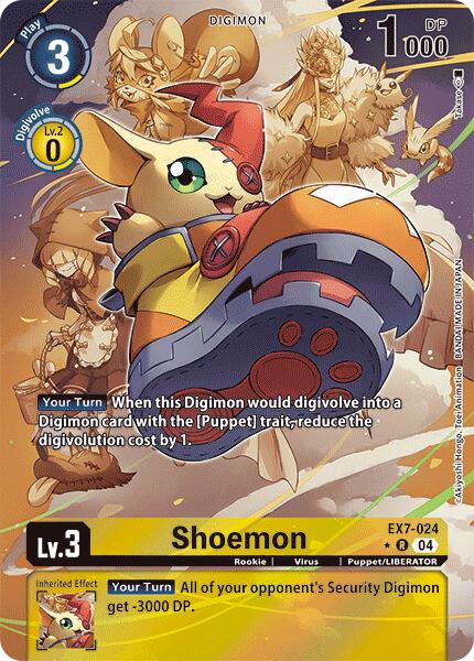 Shoemon [EX7-024] (Alternate Art) [Digimon LIBERATOR] | Shuffle n Cut Hobbies & Games