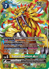 SaberLeomon ACE [EX7-029] (Alternate Art) [Digimon LIBERATOR] | Shuffle n Cut Hobbies & Games