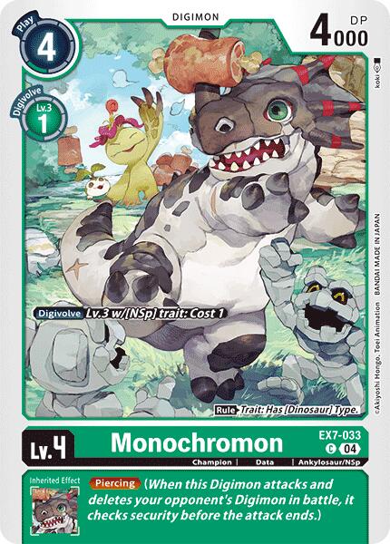 Monochromon [EX7-033] [Digimon LIBERATOR] | Shuffle n Cut Hobbies & Games