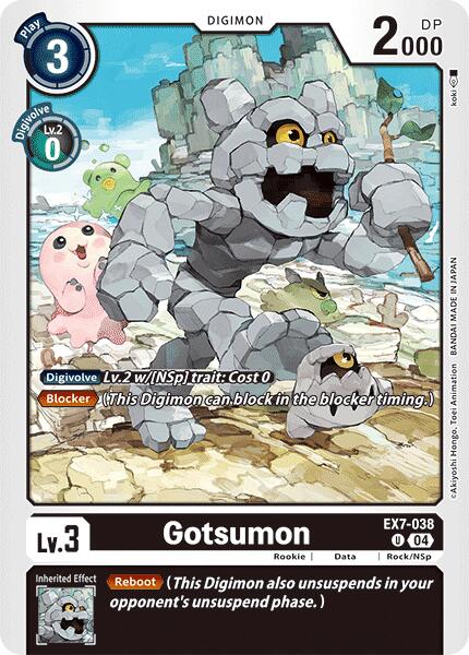 Gotsumon [EX7-038] [Digimon LIBERATOR] | Shuffle n Cut Hobbies & Games