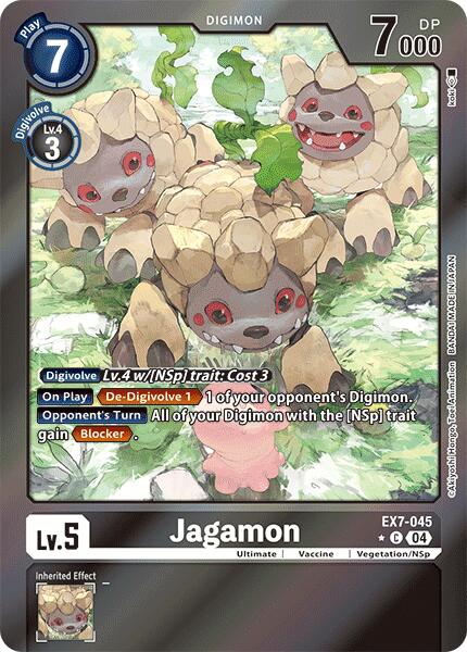 Jagamon [EX7-045] (Foil) [Digimon LIBERATOR] | Shuffle n Cut Hobbies & Games