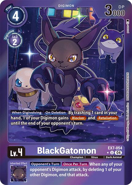 BlackGatomon [EX7-054] (Foil) [Digimon LIBERATOR] | Shuffle n Cut Hobbies & Games