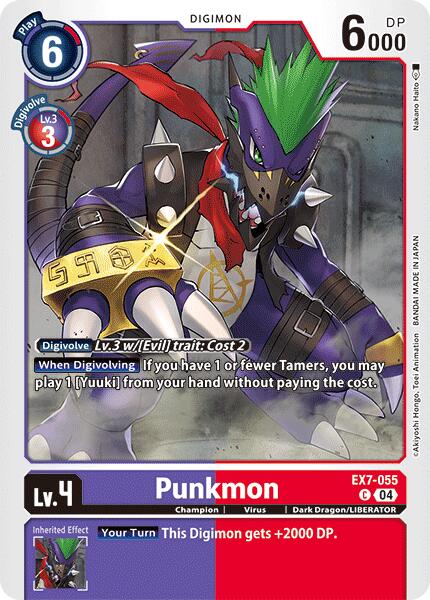 Punkmon [EX7-055] [Digimon LIBERATOR] | Shuffle n Cut Hobbies & Games