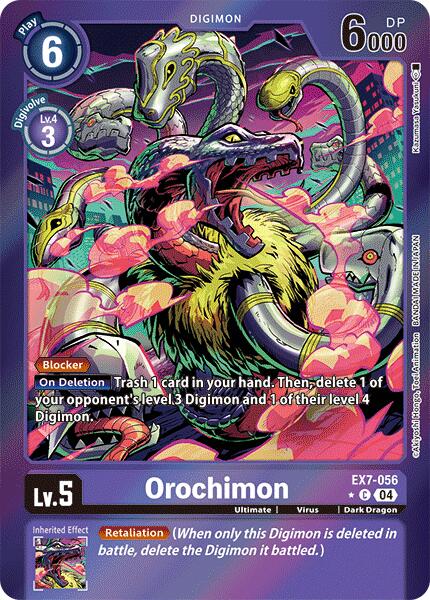 Orochimon [EX7-056] (Foil) [Digimon LIBERATOR] | Shuffle n Cut Hobbies & Games