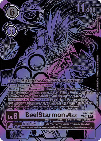 BeelStarmon ACE [EX7-059] (Textured) [Digimon LIBERATOR] | Shuffle n Cut Hobbies & Games