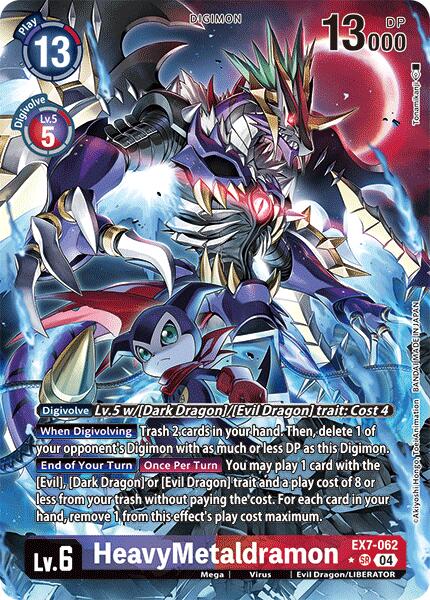 HeavyMetaldramon [EX7-062] (Alternate Art) [Digimon LIBERATOR] | Shuffle n Cut Hobbies & Games