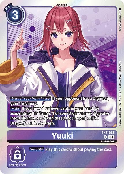 Yuuki [EX7-065] [Digimon LIBERATOR] | Shuffle n Cut Hobbies & Games